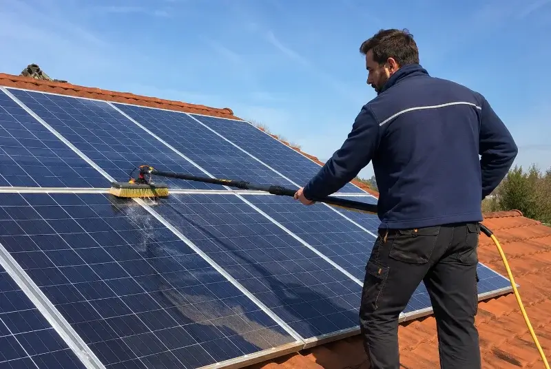 Nettoyage et entretien de panneaux solaires à Pornic